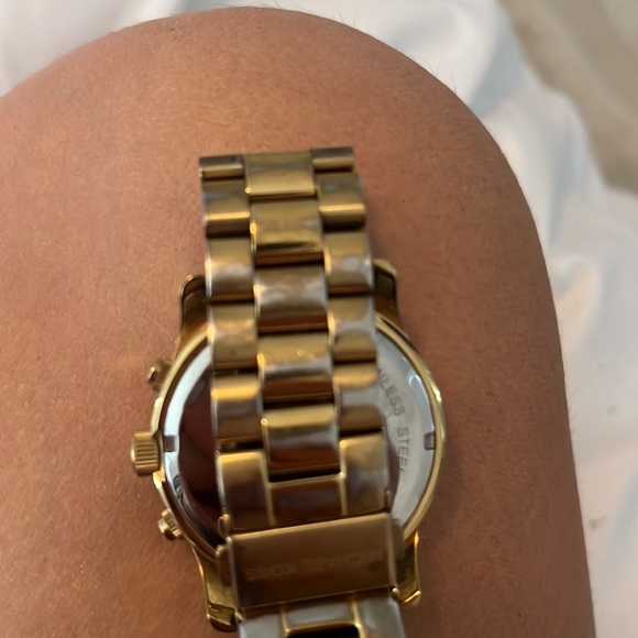 Michael Kors Runway Gold-Tone Watch - Picture 8 of 9
